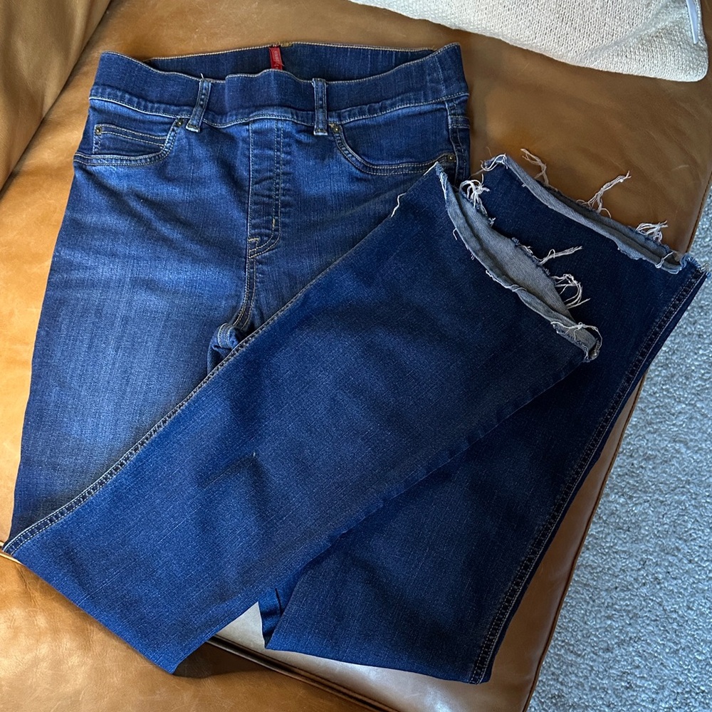SPANX Indigo Boot Cut Jeans